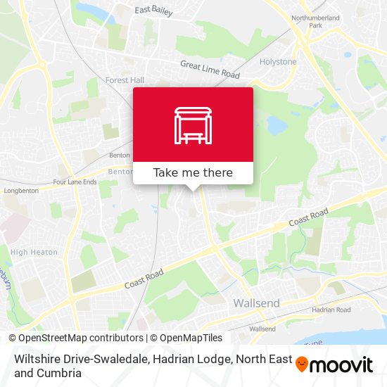 Wiltshire Drive-Swaledale, Hadrian Lodge map