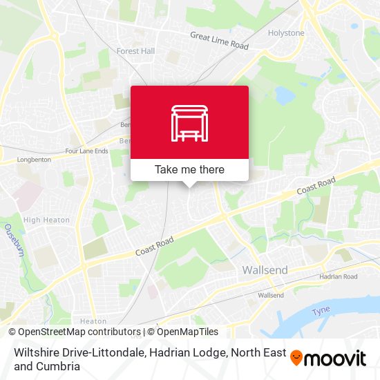 Wiltshire Drive-Littondale, Hadrian Lodge map