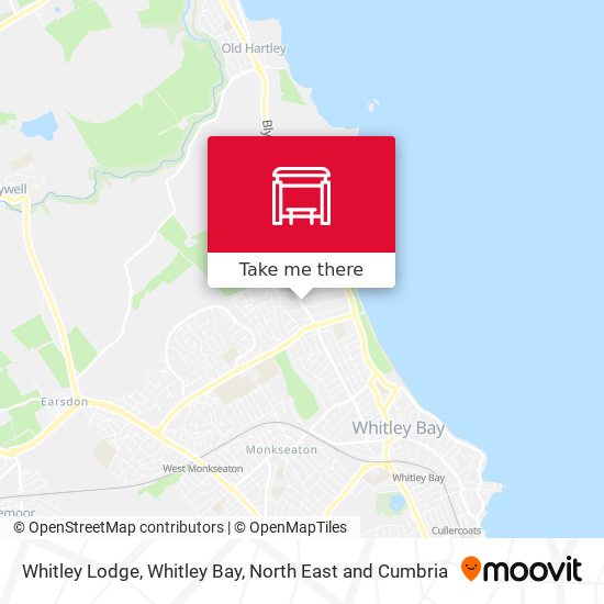 Whitley Lodge, Whitley Bay map