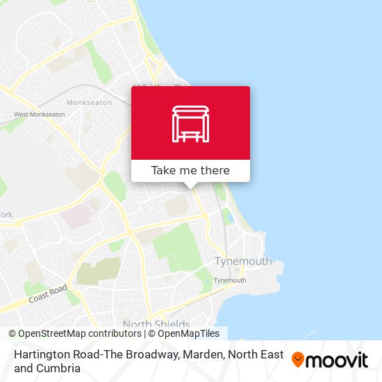 Hartington Road-The Broadway, Marden map