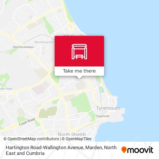 Hartington Road-Wallington Avenue, Marden map