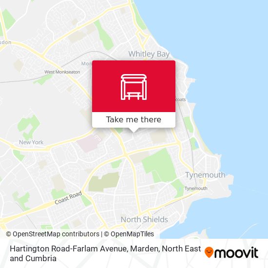 Hartington Road-Farlam Avenue, Marden map