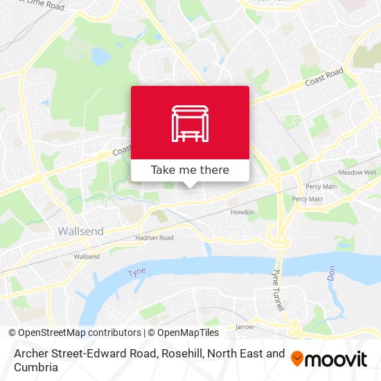 Archer Street-Edward Road, Rosehill map