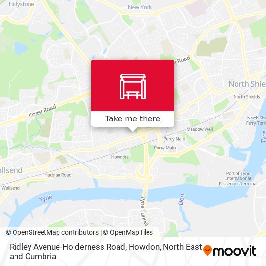 Ridley Avenue-Holderness Road, Howdon map