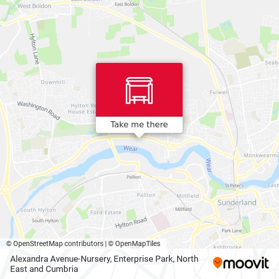 Alexandra Avenue-Nursery, Enterprise Park map