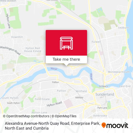 Alexandra Avenue-North Quay Road, Enterprise Park map