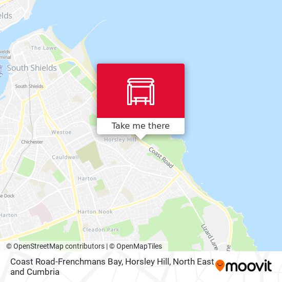 Coast Road-Frenchmans Bay, Horsley Hill map