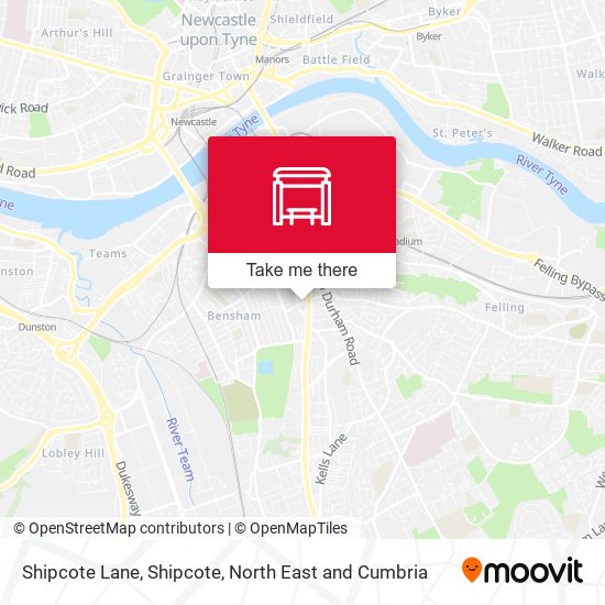 Shipcote Lane, Shipcote map