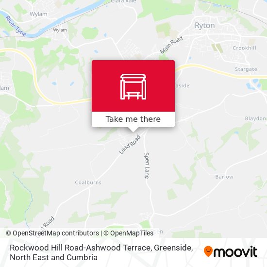 Rockwood Hill Road-Ashwood Terrace, Greenside map