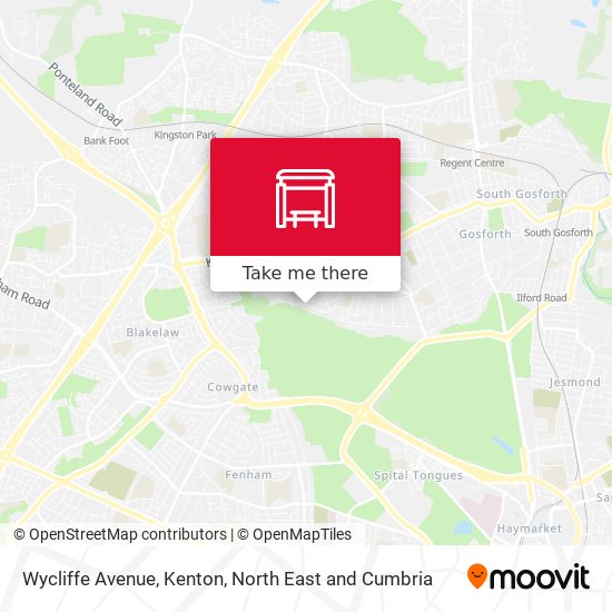 Wycliffe Avenue, Kenton map