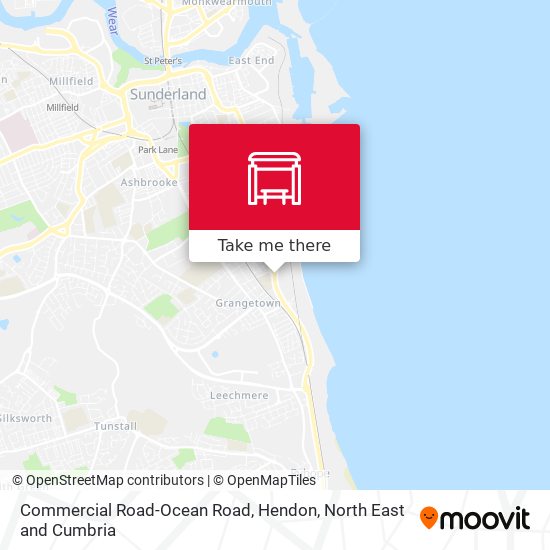 Commercial Road-Ocean Road, Hendon map