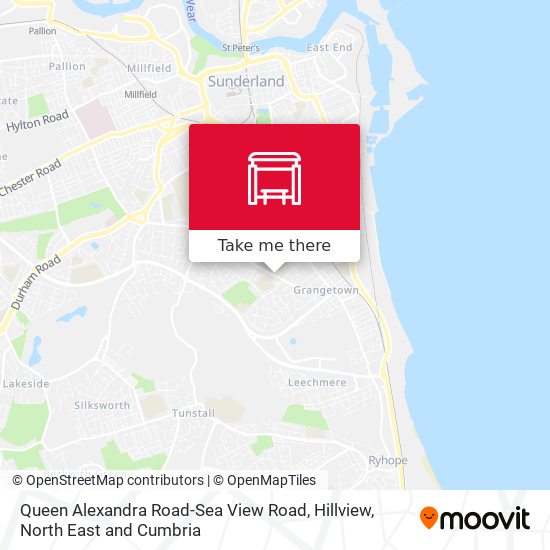 Queen Alexandra Road-Sea View Road, Hillview map