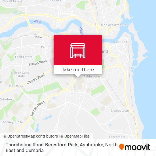 Thornholme Road-Beresford Park, Ashbrooke map