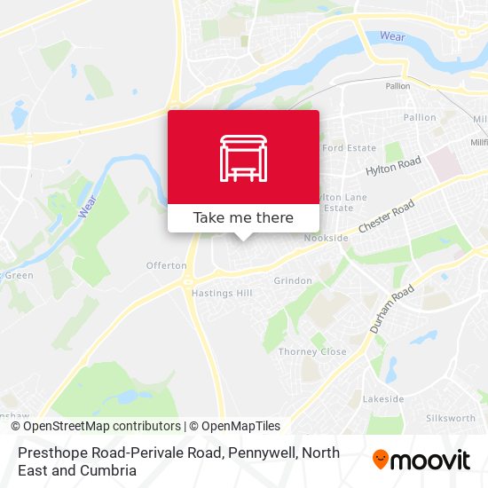 Presthope Road-Perivale Road, Pennywell map