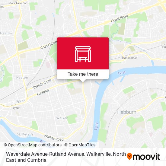 Waverdale Avenue-Rutland Avenue, Walkerville map