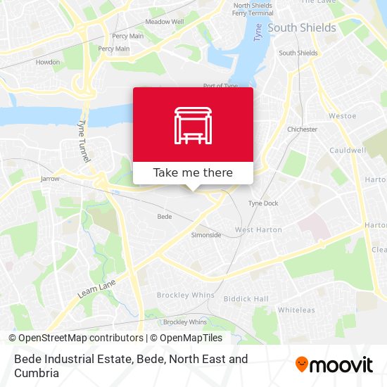 Bede Industrial Estate, Bede map