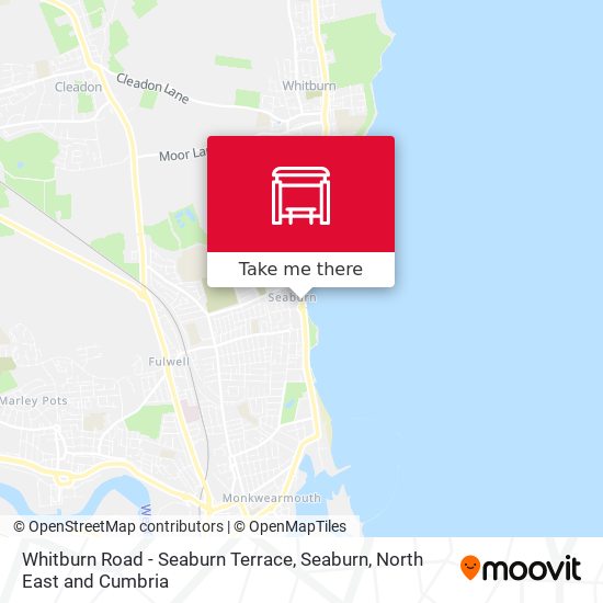 Whitburn Road - Seaburn Terrace, Seaburn map