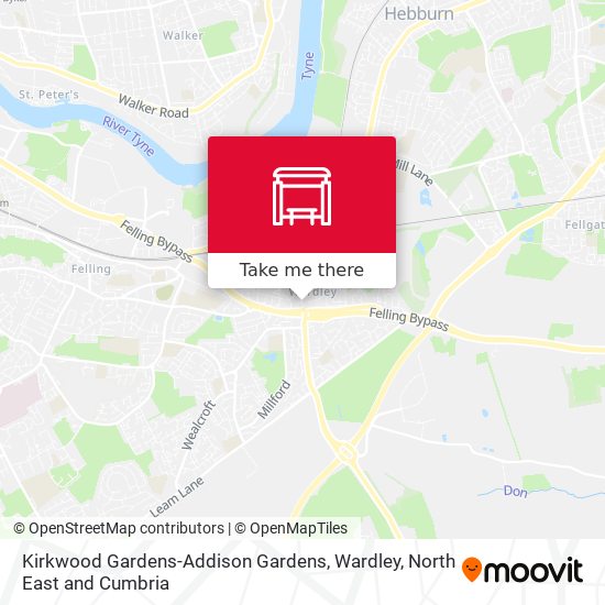 Kirkwood Gardens-Addison Gardens, Wardley map