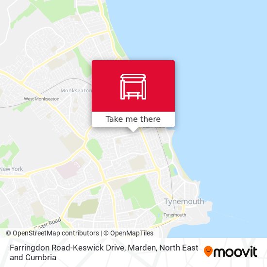 Farringdon Road-Keswick Drive, Marden map