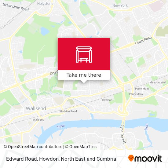 Edward Road, Howdon map