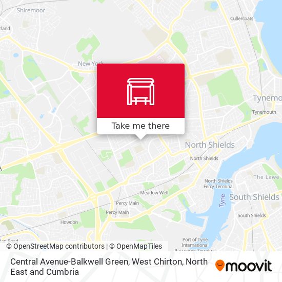 Central Avenue-Balkwell Green, West Chirton map