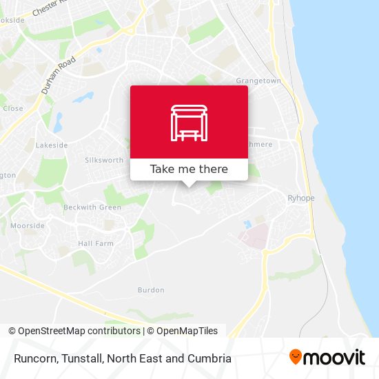 Runcorn, Tunstall map