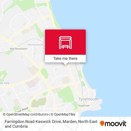 Farringdon Road-Keswick Drive, Marden map