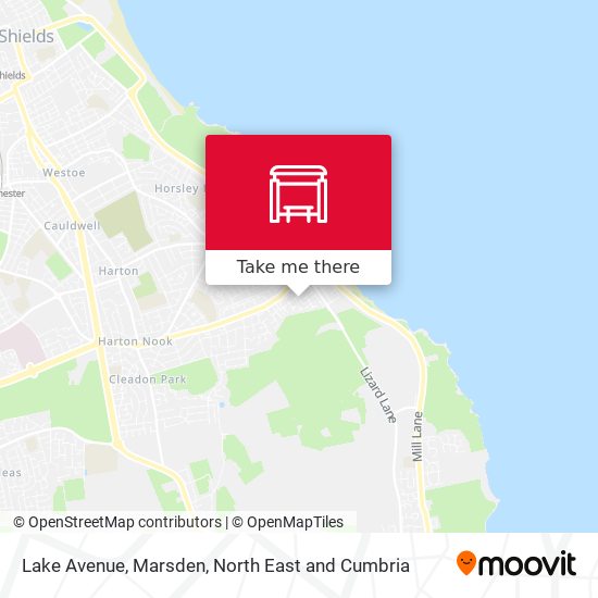 Lake Avenue, Marsden map