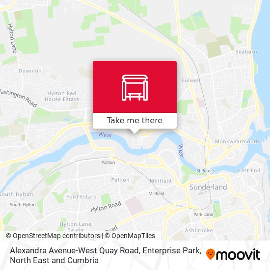 Alexandra Avenue-West Quay Road, Enterprise Park map