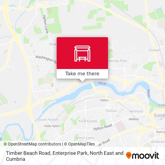 Timber Beach Road, Enterprise Park map