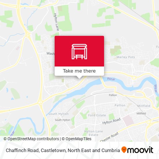 Chaffinch Road, Castletown map