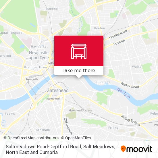 Saltmeadows Road-Deptford Road, Salt Meadows map