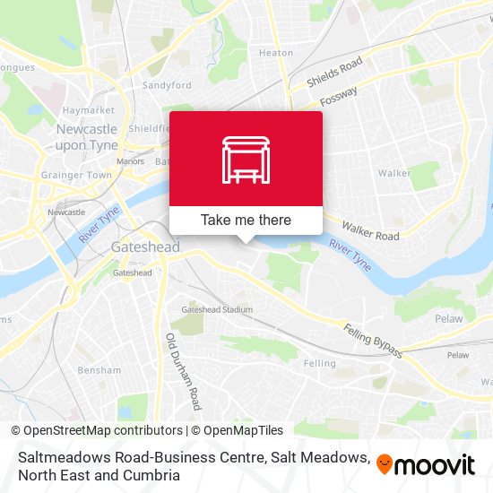 Saltmeadows Road-Business Centre, Salt Meadows map