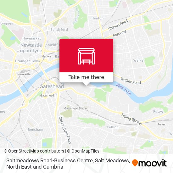 Saltmeadows Road-Business Centre, Salt Meadows map