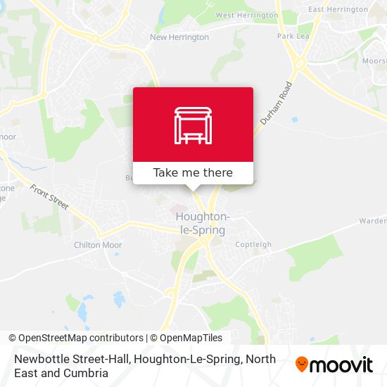 Newbottle Street-Hall, Houghton-Le-Spring map
