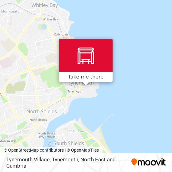 Tynemouth Village, Tynemouth map
