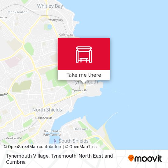 Tynemouth Village, Tynemouth map