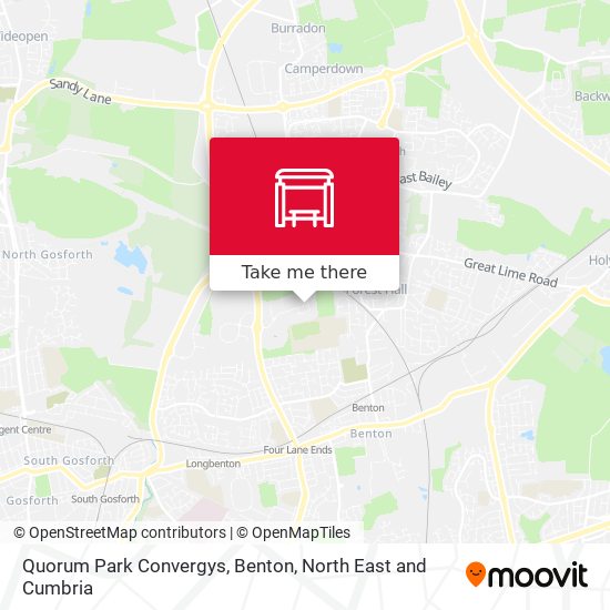 Quorum Park Convergys, Benton map