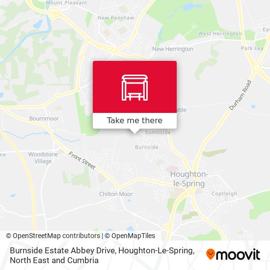 Burnside Estate Abbey Drive, Houghton-Le-Spring map