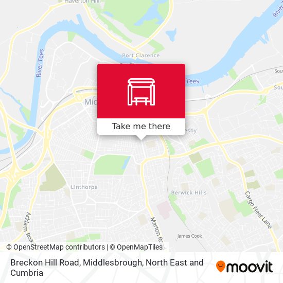 Breckon Hill Road, Middlesbrough map