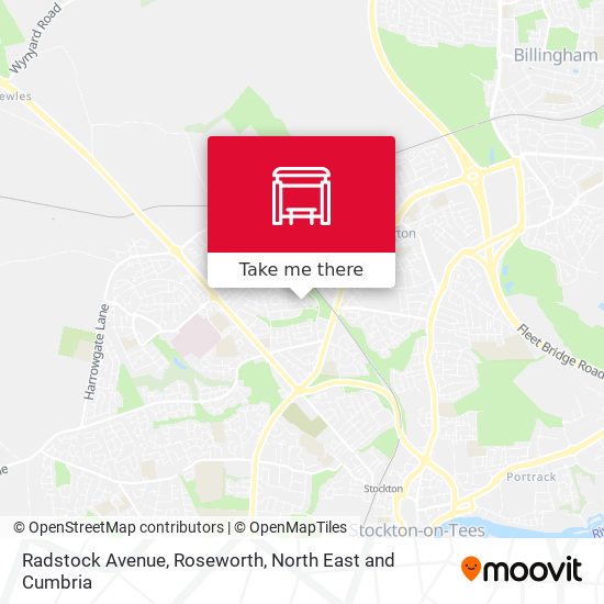 Radstock Avenue, Roseworth map