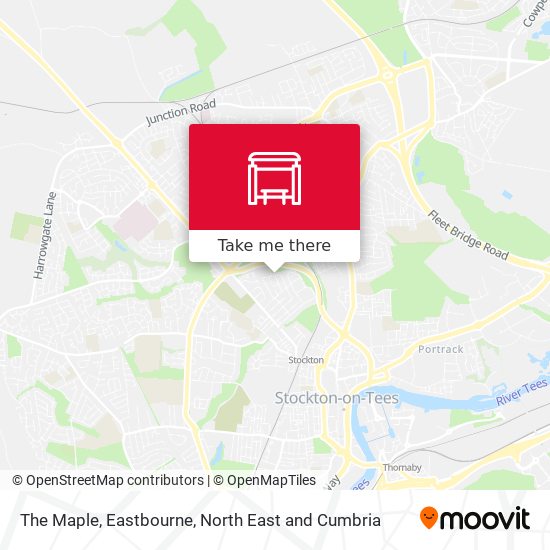 The Maple, Eastbourne map