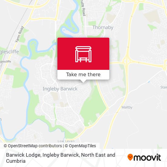 Barwick Lodge, Ingleby Barwick map