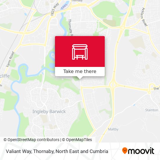Valiant Way, Thornaby map