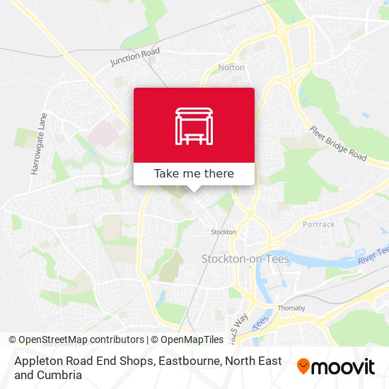 Appleton Road End Shops, Eastbourne map