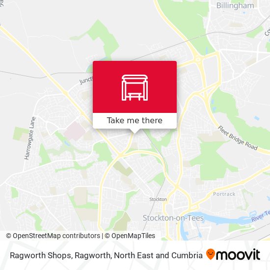 Ragworth Shops, Ragworth map