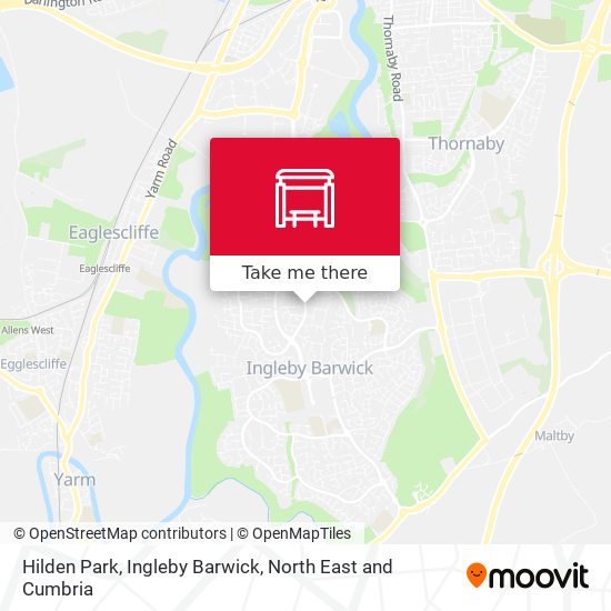 Hilden Park, Ingleby Barwick map