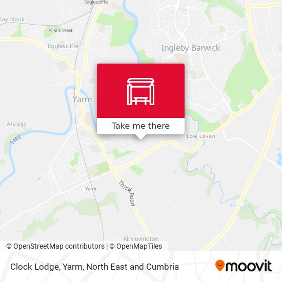 Clock Lodge, Yarm map