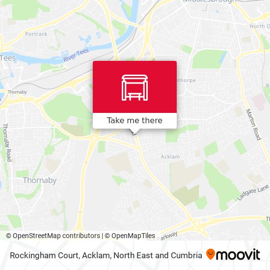 Rockingham Court, Acklam map