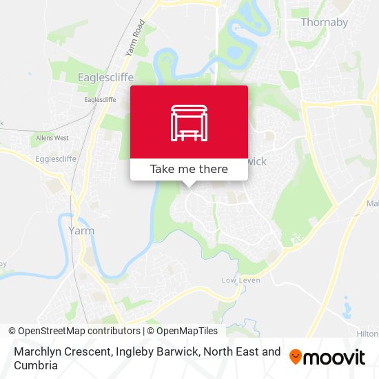 Marchlyn Crescent, Ingleby Barwick map